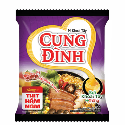 Cung Dinh Stewed Pork With Mushroom Instant Noodle 79g x 30 bags