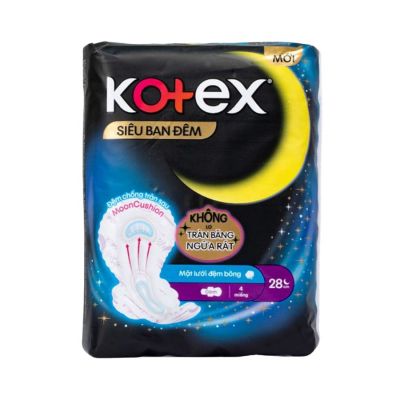 Kotex Super Night Moon 28cm 4 Pieces x 48 Packs