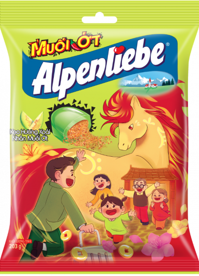 Alpenliebe Mango Flavor With Chili Salt 203g x 24 Bags