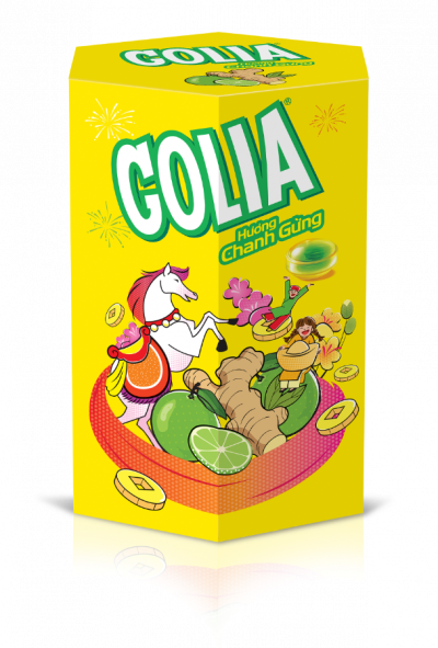 GL Fruttac Hexagon Box – Lemon Ginger Flavor 105.6g