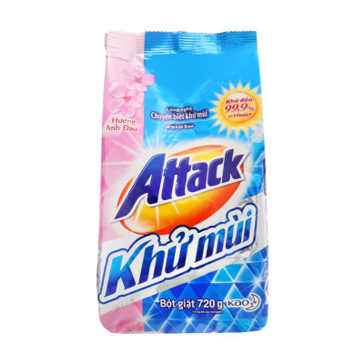 Attack Cherry Blossom Fragrance Detergent Powder 720g x 18 Bags