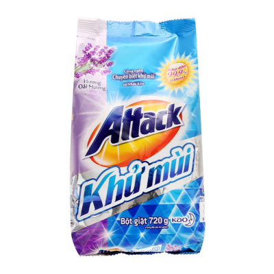 Attack Lavender Fragrance Detergent Powder 720g x 18 Bags