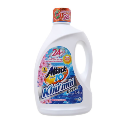 Attack Cherry Blossom Fragrance Detergent Liquid 2.4Kg x 6 Bottles