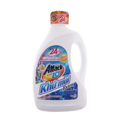 Attack Lavender Fragrance Detergent Liquid 2.4Kg x 6 Bottles
