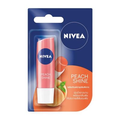 Nivea Fruity Shine Peach Lip Care 4.8g  x 24 Packs