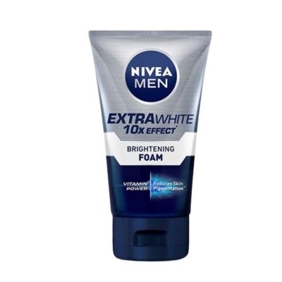 Nivea Men Extra White 10X Effect Brightening Facial Foam 100g x 24 Tubes