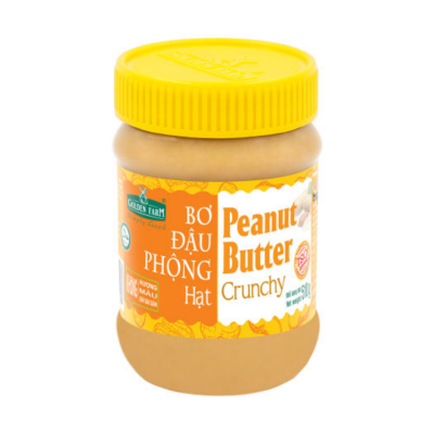 Golden Farm Peanut Butter - Crunchy  510G X 12 Jars