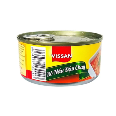 Vissan Vegetarian Beef Cooked With Beans 170g x 72 Cans