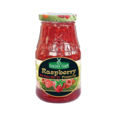 Golden Farm Raspberry Jam 450G X 12 Jars