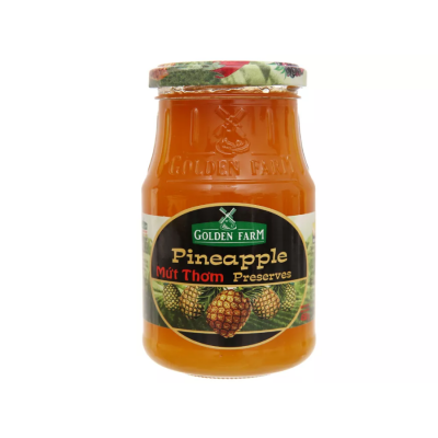 Golden Farm Pineapple Jam 450G X 12 Jars