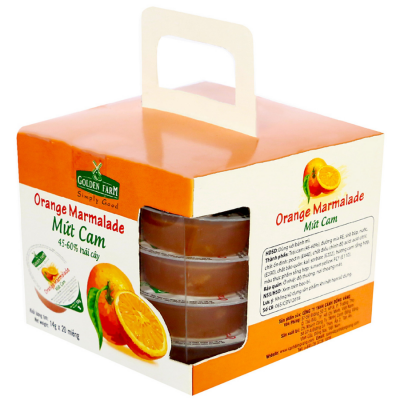 Golden Farm Orange Jam 14G X 20 Sachets X 20 Blocks