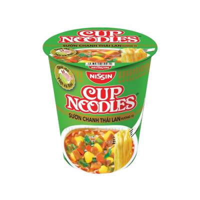 Nissin Thai Pork and Lemon 74g x 24 Cups
