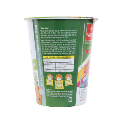 Vifon Ngon Ngon Lemon Shrimp 60g x 24 Cups (Halal)