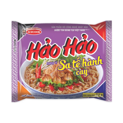 Ace Hao Hao Hot Sate Onion 74g x  30 Bags (Halal)