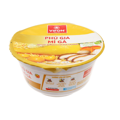 Vifon Chicken Instant Noodle 75g x 12 Bowls