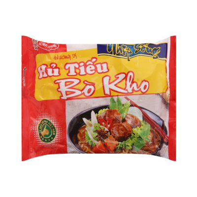 Acecook Clear Rice Noodle Soup Stewed Beef 70g x 30 Bags (Halal)