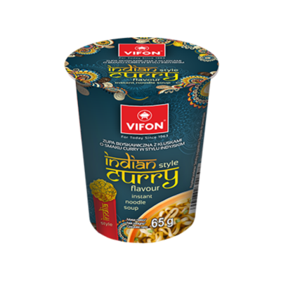 Vifon India Curry Instant Noodle 67g x 8 Cups