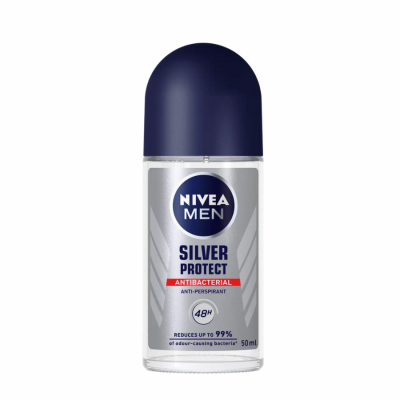 Nivea Deodorant Roll On Men Silver Protect 50ml x 24 pcs