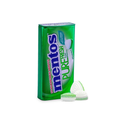 Mentos Pure Fresh Spearmint 35g x 6 Jars x 12 Boxes