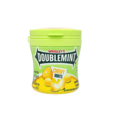 Wrigley's Doublemint Chewy Lemon & Mint Candies 80g x 6 Jar x 6 Boxes