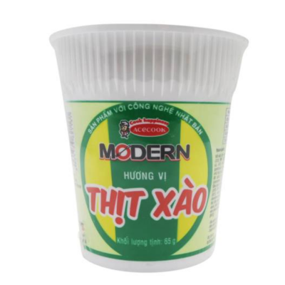 Acecook Modern Fried Meat Instant Noodle 65g x 24 Cups