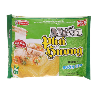 Acecook Phu Huong Instant Vermicelli Pork Ribs 55g x 24 Bags