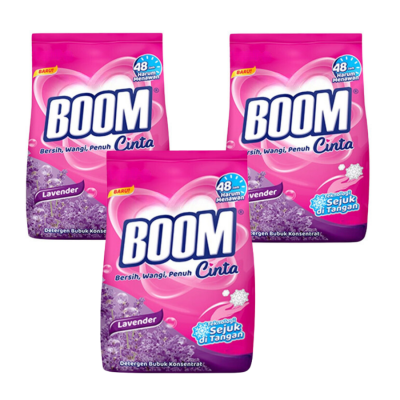 Boom Lavender Cinta Detergent Powder 800gr x 12 bags