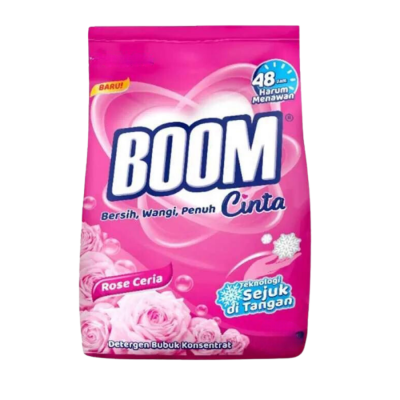Boom Cinta Rose Detergent Powder 260gr x 36 bags