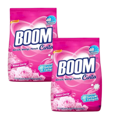 Boom Rose Cinta Detergent Powder 800gr x 12 bags