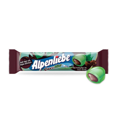 Alpenliebe Choco Mint 26g x 16 Rolls x 24 Pouches
