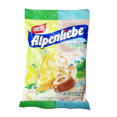 Alpenliebe Grapefruit Honey Tea And Milk Tea 115.5g x 45 Bags