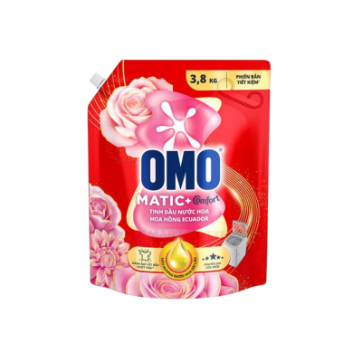OMO Matic Rose Ecuador Detergent Liquid 3.6kg x 4 Bags