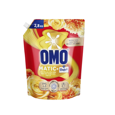 OMO Matic Comfort Detergent Liquid 2kg x 4 Bags