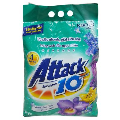 Attack Passionate Love Fragrance Detergent Powder 3.8kg