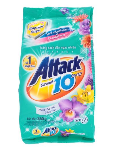 Attack Passionate Love Fragrance Detergent Powder 360g