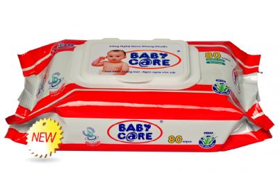 Baby Care Wet Tissue 80 wipes - wholesale