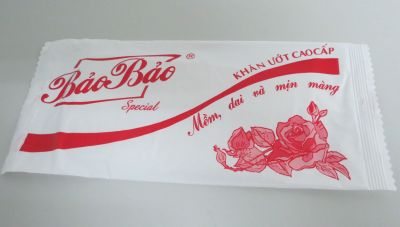 Bao Bao Soft Wet Wipe 20 Sheets bag (Grid) - wholesale