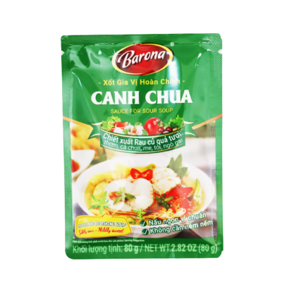 Barona Spice sauce - Sour soup 80g x 80 Bags