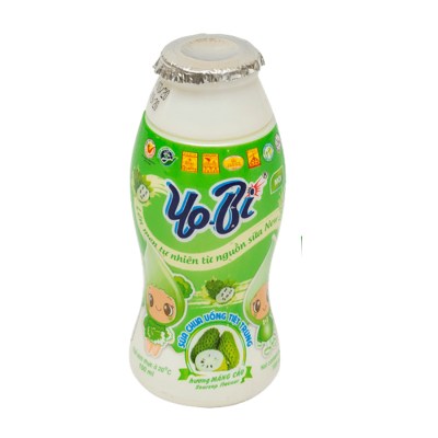 Bidrico Yobi Yogurt Custard Apple 100ml x 60 Bottle
