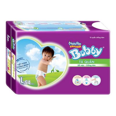 Diapers Bobby Fresh Pants (L - 54 pcs/bag)