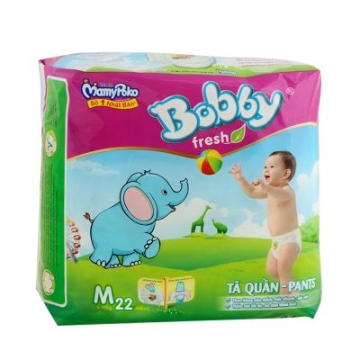 Diapers Bobby Fresh Pants (M - 22 pcs/bag)