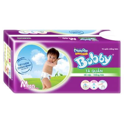 Diapers Bobby Fresh Pants (M - 40 pcs/bag)