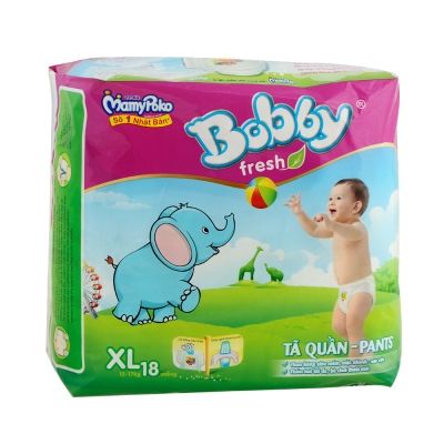 Diapers Bobby Fresh Pants (XL - 18 pcs/bag)