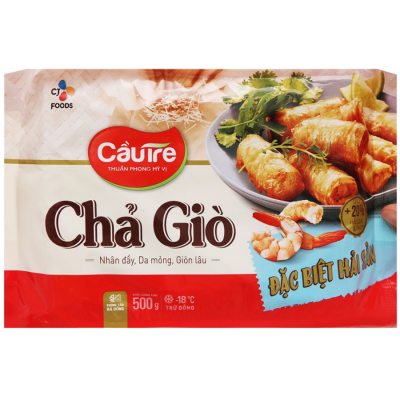 Cau Tre Special Spring Roll with Seafood 500g x 20 Bags