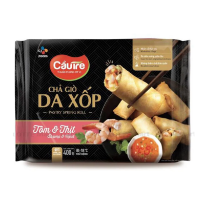 Cau Tre Spring Rolls Porous Skin Shrimp And Meat 400g x 24 Bags
