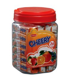 Cherry Fruit Flavour Chewy Candy 780g (Jar)