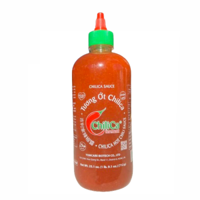 Chilica Hot Chili Sauce 482g x 12 Bottles