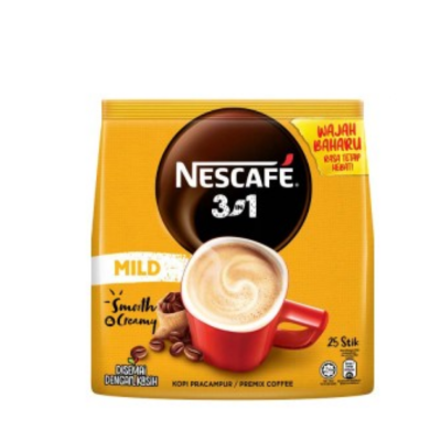 Nescafe 3in1 Mild 18gr x 25 sticks x 24 bags
