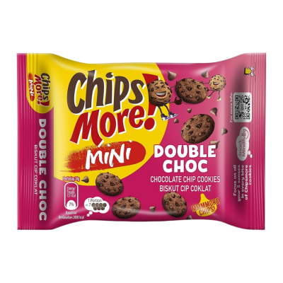 Chipsmore Double Chocolate Mini 80gr x 48 pcs