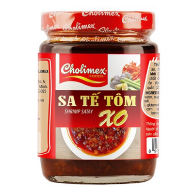 Cholimex Shrimp Shrimp Satay XO Glass 170g x 36 Bottles